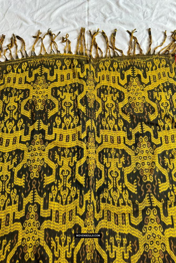 1818 Antiker figurativer Ikat – Atoni Timor