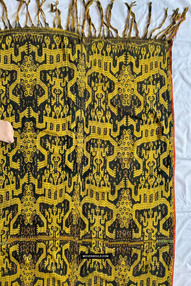 1818 Antiker figurativer Ikat – Atoni Timor