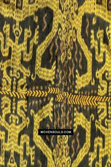 1818 Antiker figurativer Ikat – Atoni Timor