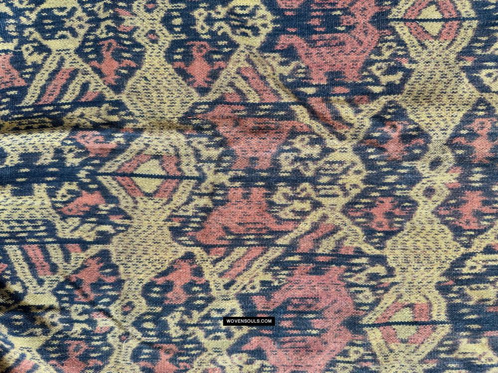1820 Antique Figurative Ikat - Timor