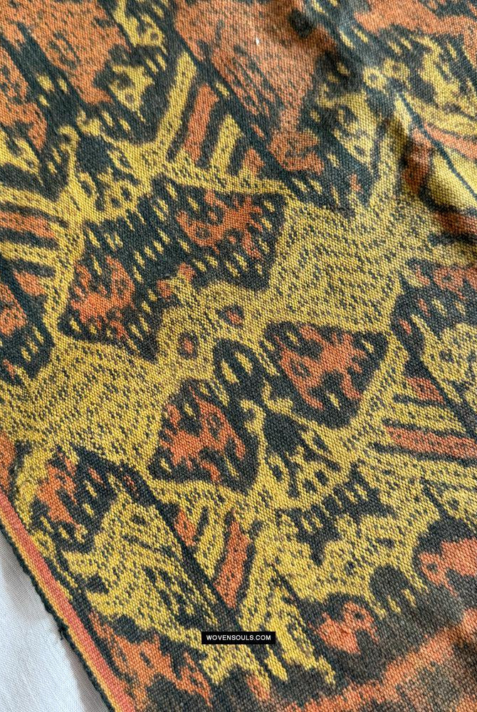 1820 Antiker figurativer Ikat – Timor
