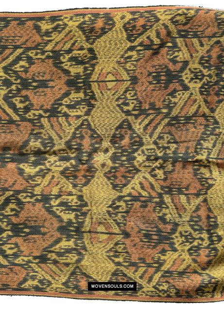 1820 Antiker figurativer Ikat – Timor