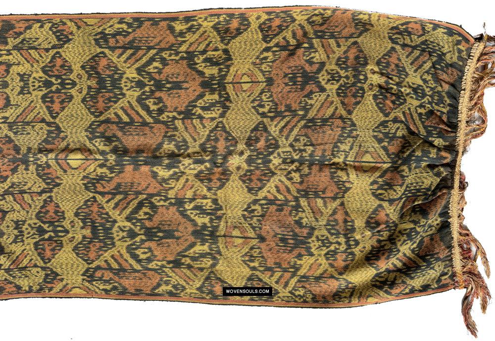 1820 Antique Figurative Ikat - Timor