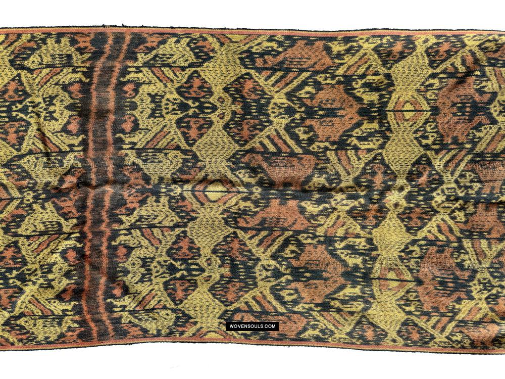 1820 Antique Figurative Ikat - Timor