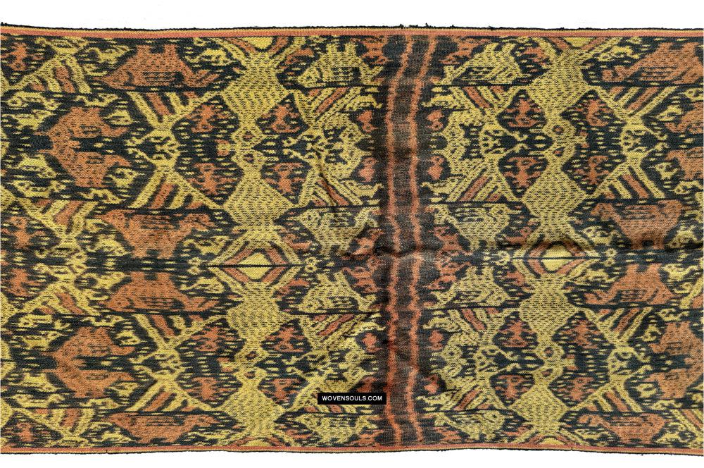1820 Antique Figurative Ikat - Timor