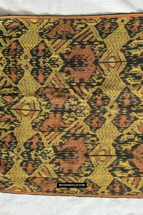1820 Antiker figurativer Ikat – Timor
