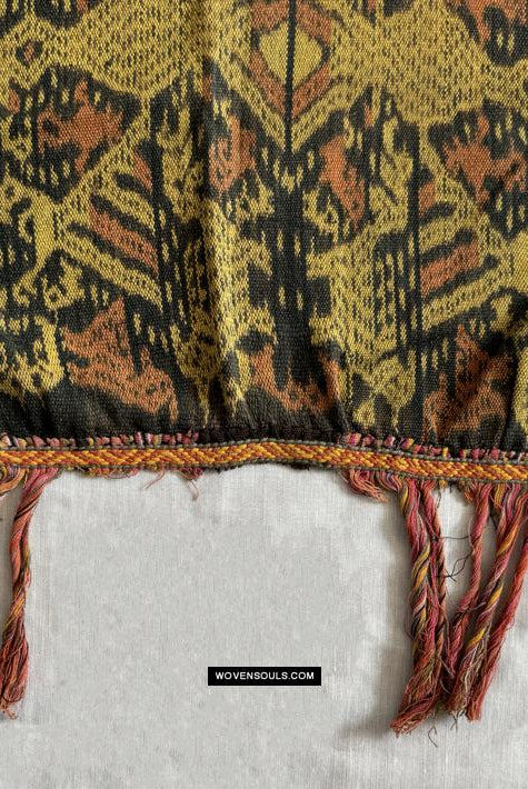 1820 Antiker figurativer Ikat – Timor