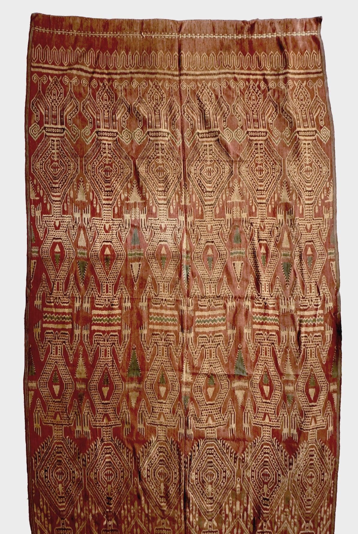 1829 Antique Iban Ceremonial Ikat - Buah Nising Pattern