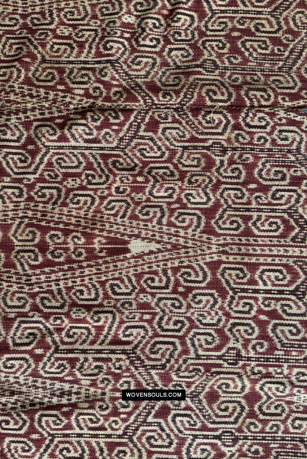 1832 Antique Iban Ceremonial Ikat - Vine Pattern XL
