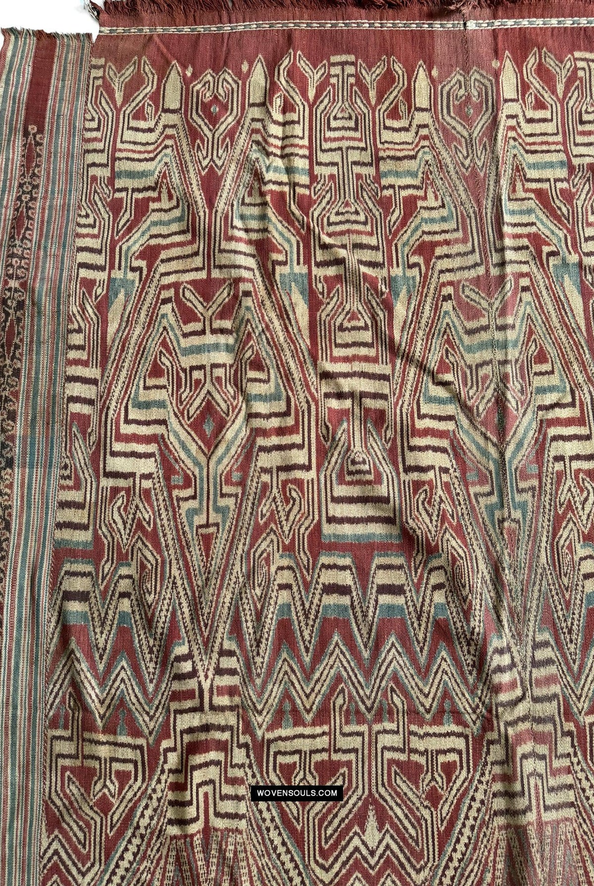 1835 Antique Iban Ceremonial Ikat - Falling Dew