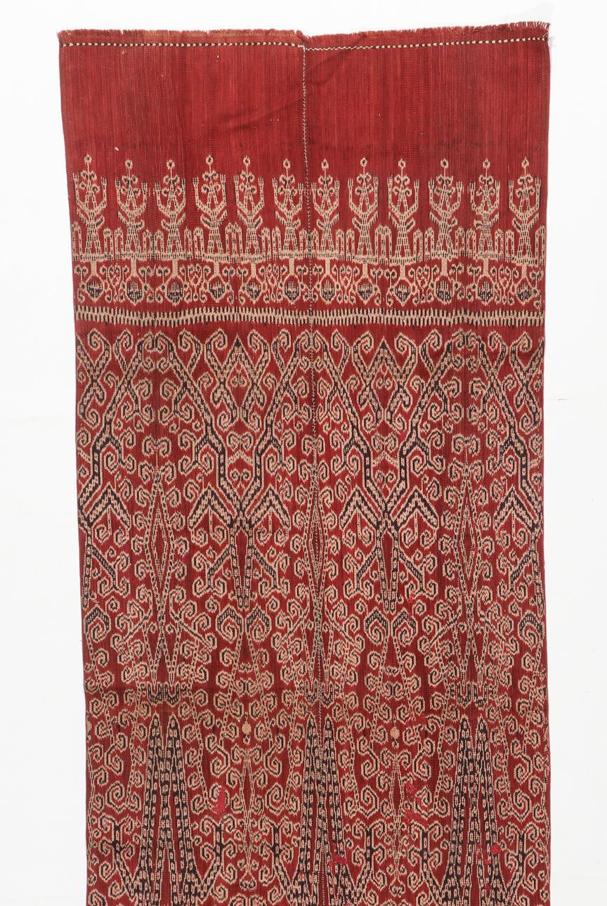 1836 Antique Iban Ceremonial Ikat - Vine Pattern