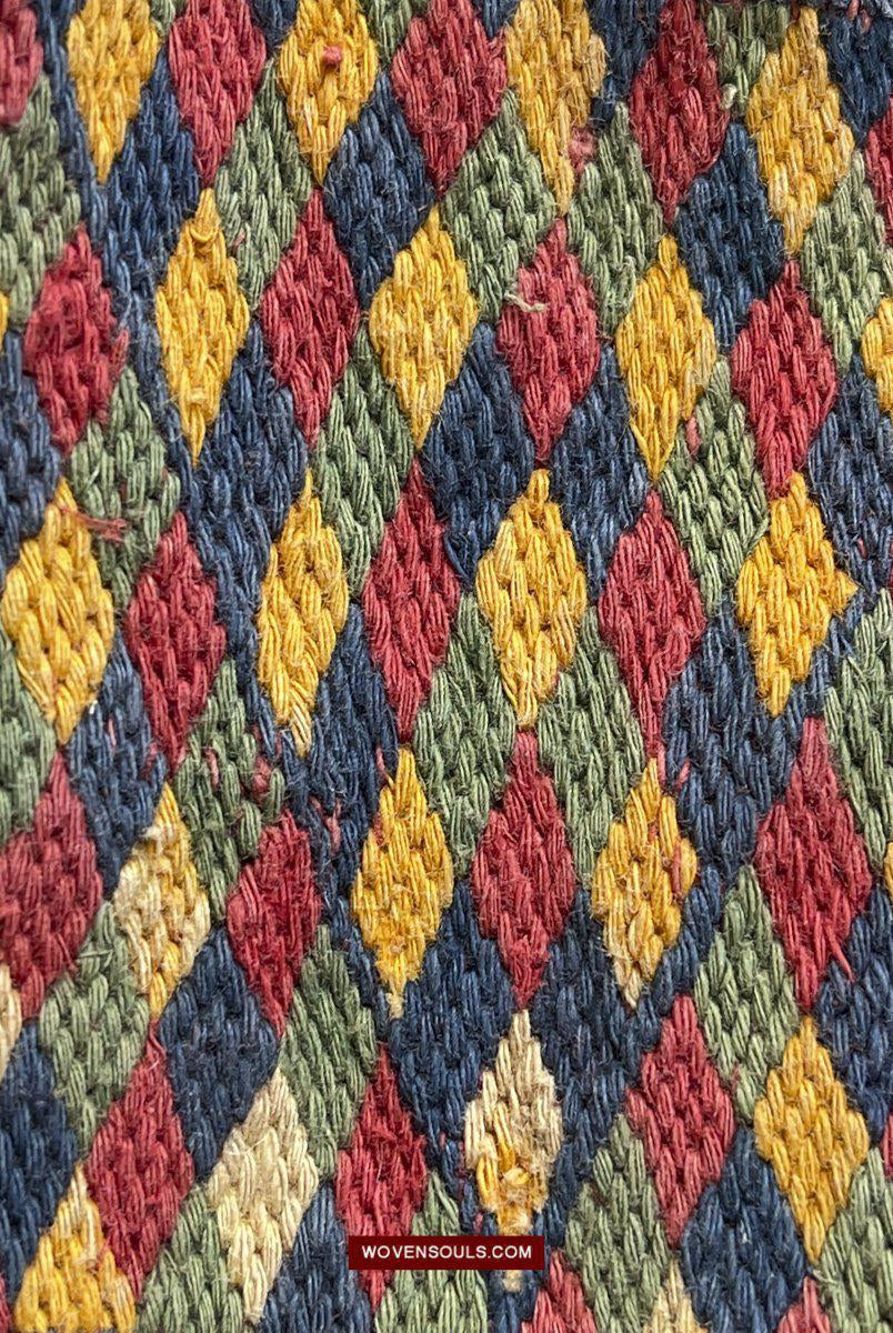 184 Vintage Banjara Tribal Groom's Belt-WOVENSOULS-Antique-Vintage-Textiles-Art-Decor