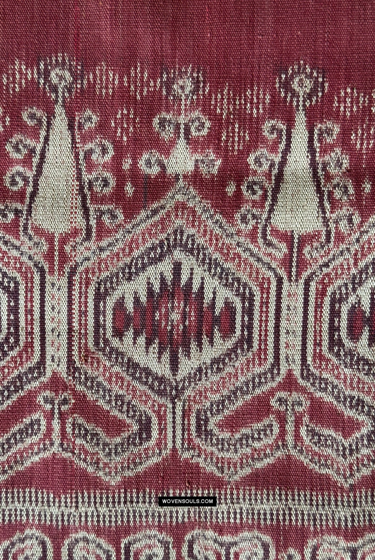 1840 Antique Iban Ceremonial Ikat - Vines & Trophy? pattern