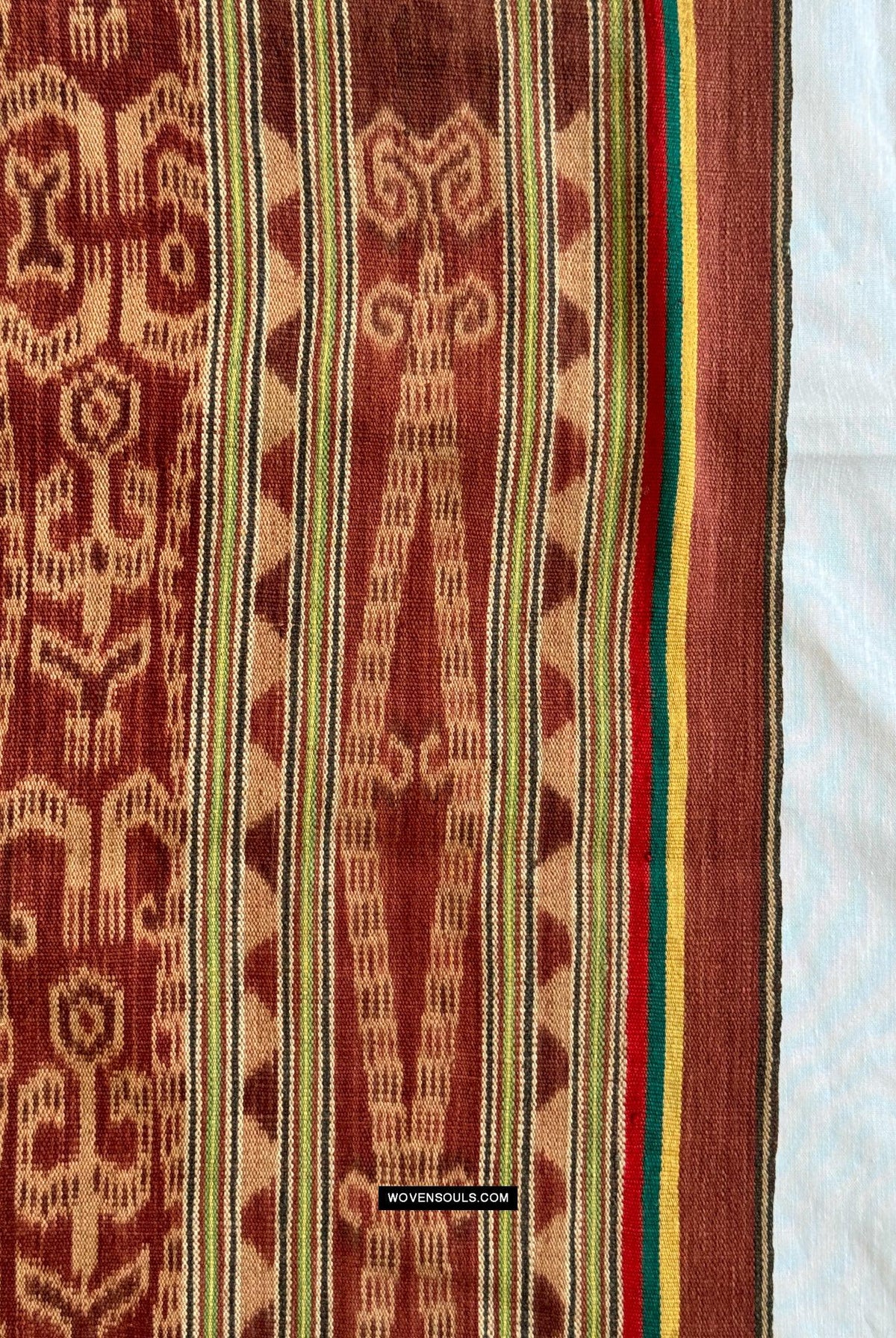 1842 Antique Iban Ceremonial Ikat - Anthropomorphic