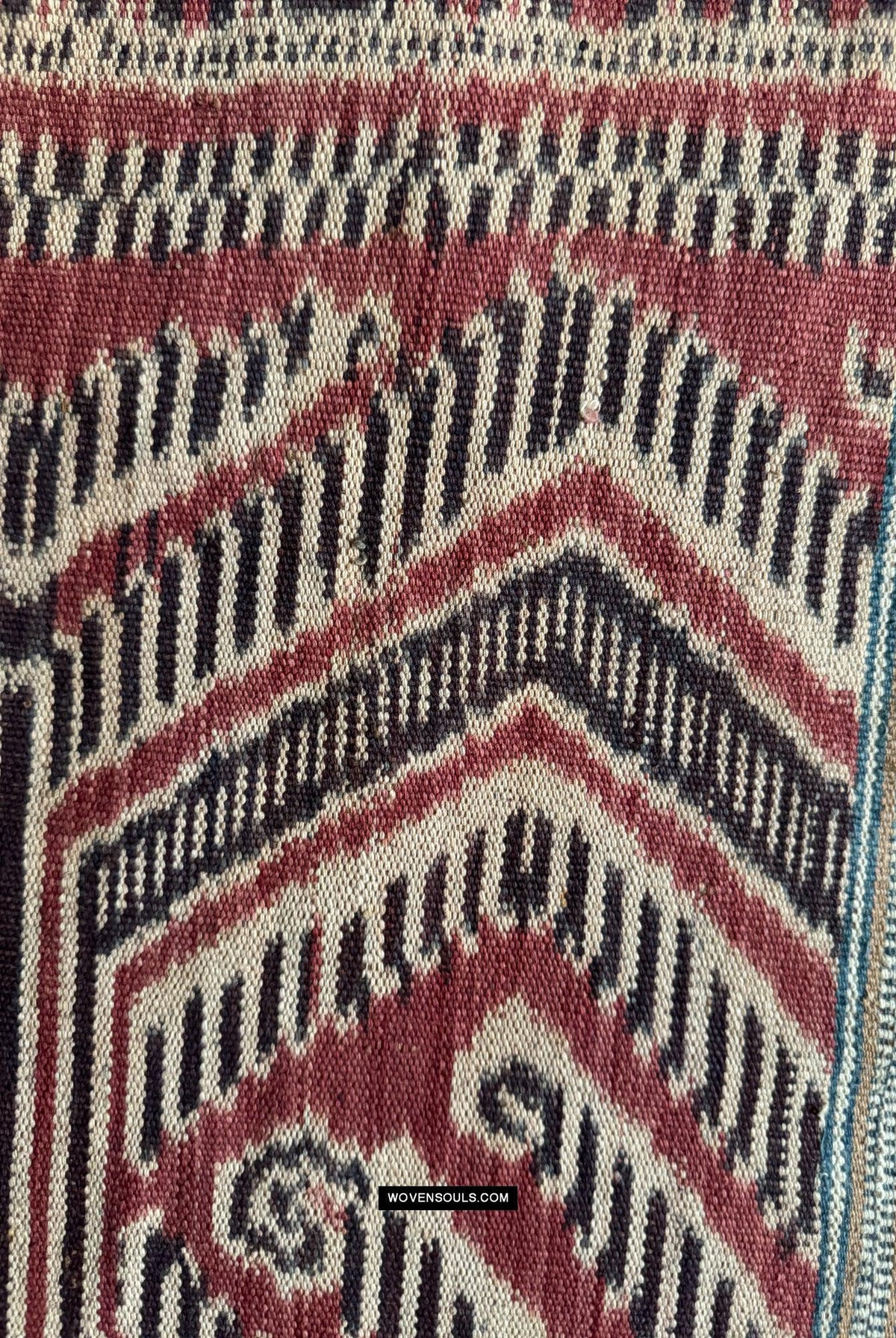 1849 Antique Iban Ceremonial Ikat - Fruiting Palm
