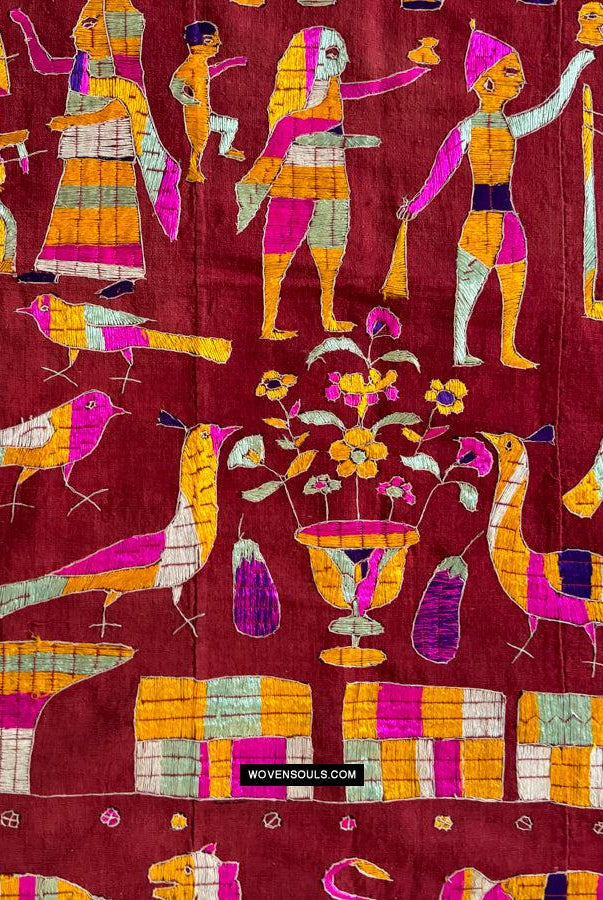 1853 Antiker Sainchi Phulkari