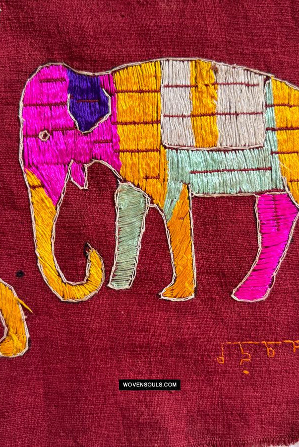 1853 Antiker Sainchi Phulkari