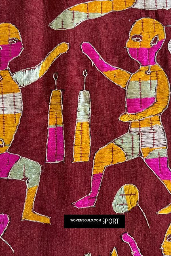 1853 Antiker Sainchi Phulkari