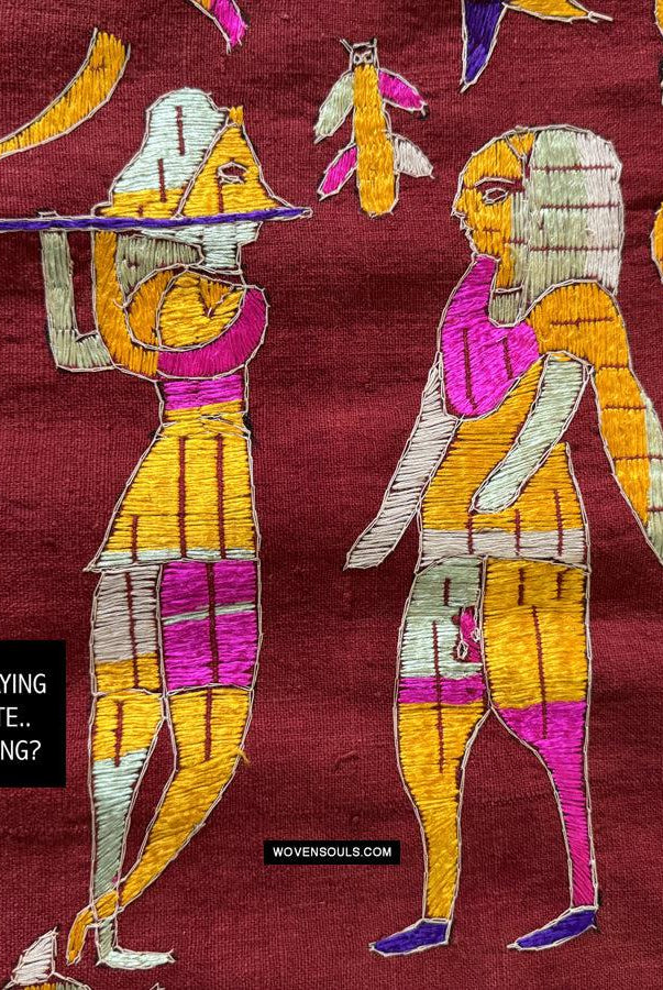 1853 Antiker Sainchi Phulkari