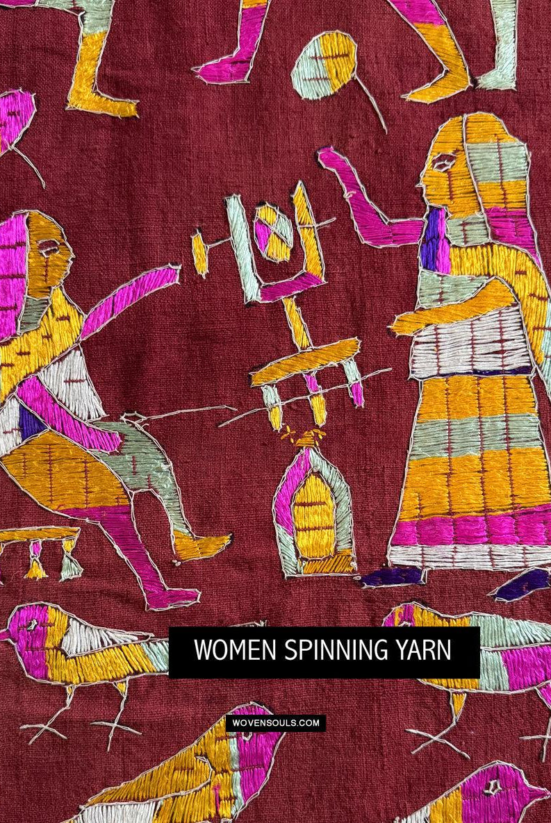 1853 Antiker Sainchi Phulkari