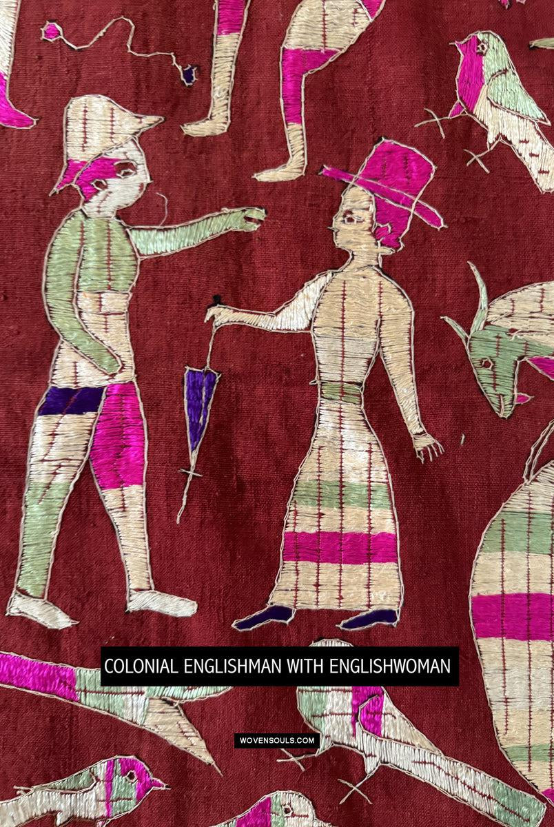1853 Antiker Sainchi Phulkari