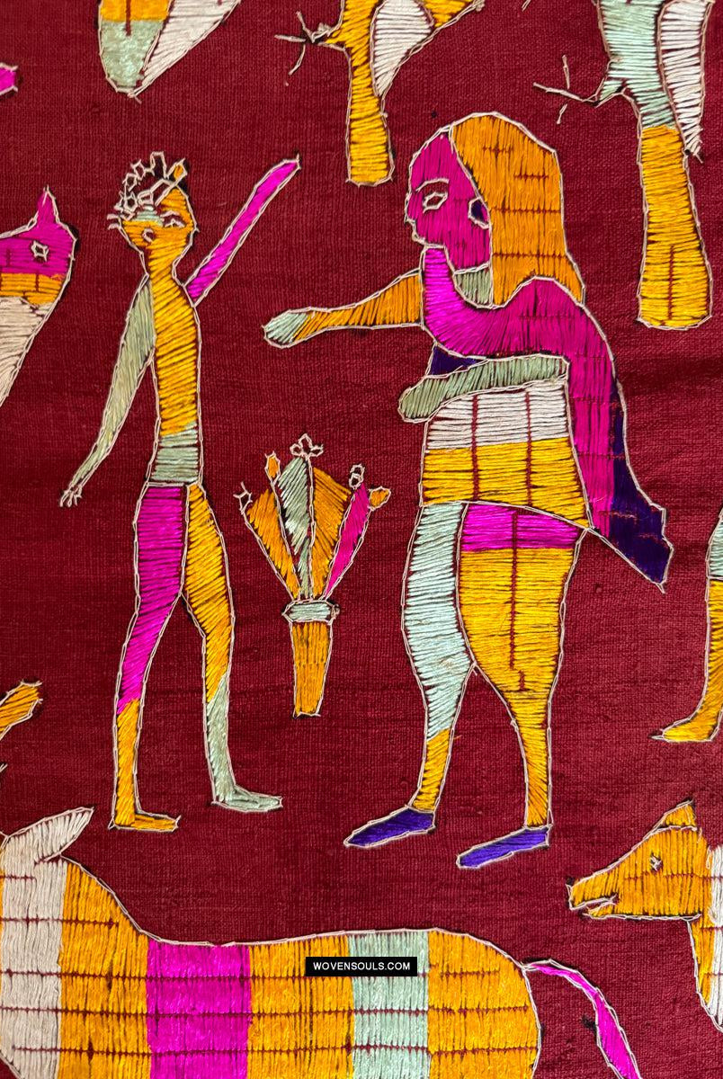 1853 Antiker Sainchi Phulkari