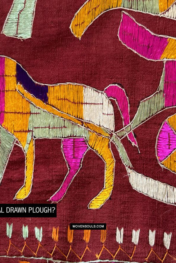 1853 Antiker Sainchi Phulkari