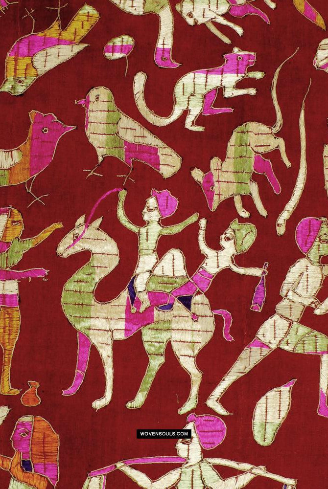 1853 Antiker Sainchi Phulkari