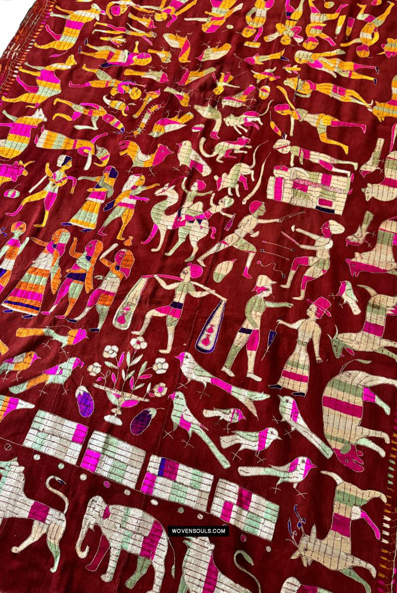 1853 Antiker Sainchi Phulkari
