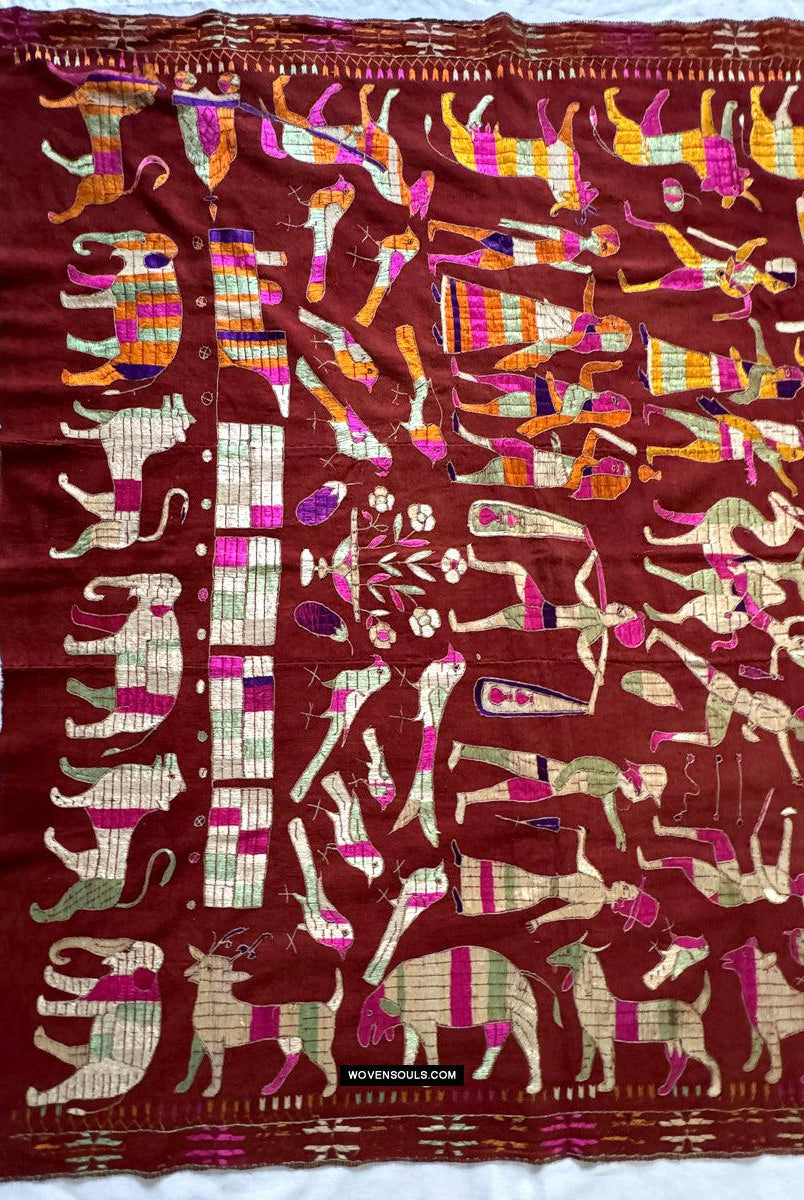 1853 Antiker Sainchi Phulkari