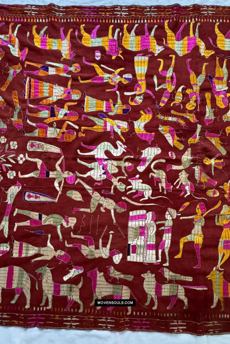 1853 Antiker Sainchi Phulkari