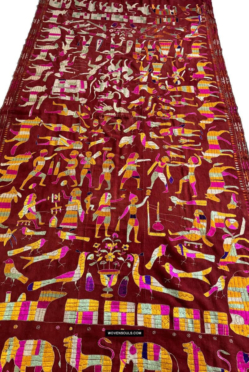 1853 Antique Sainchi Phulkari
