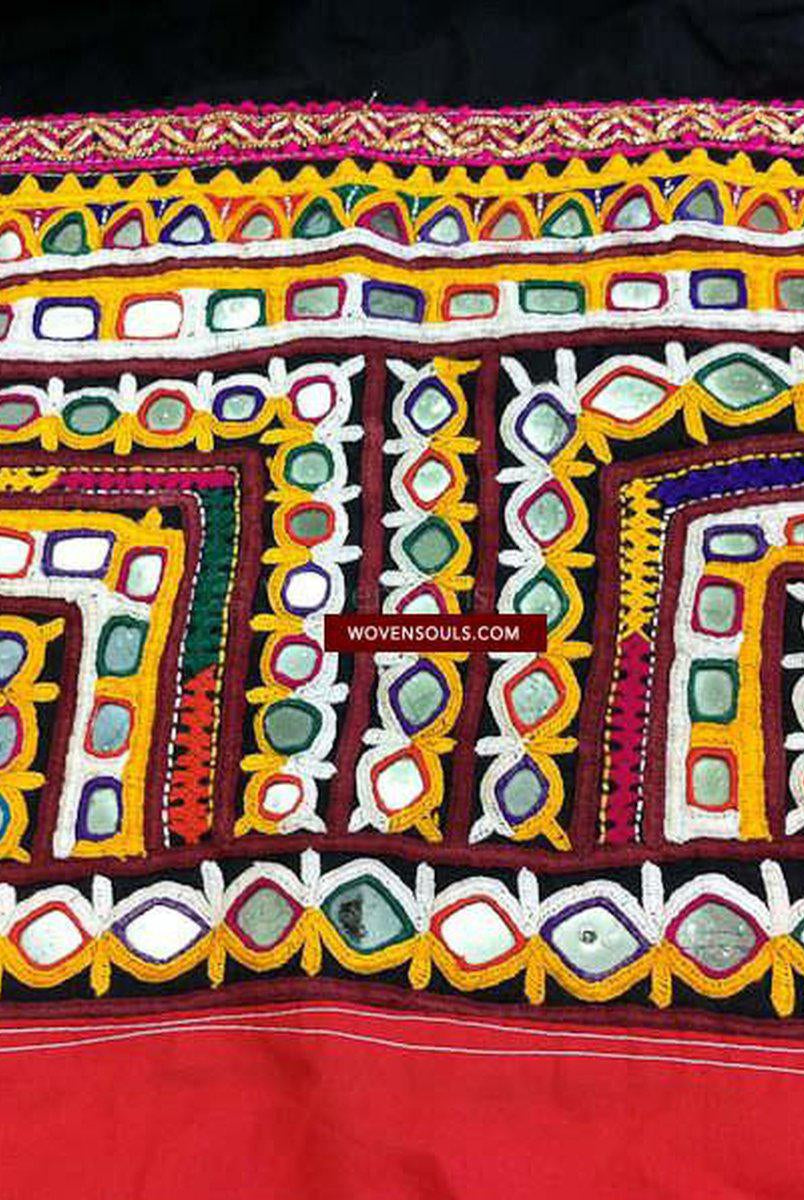 190 Cotton Shawl of the Rabari People-WOVENSOULS-Antique-Vintage-Textiles-Art-Decor