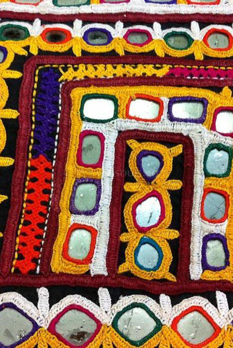190 Cotton Shawl of the Rabari People-WOVENSOULS-Antique-Vintage-Textiles-Art-Decor