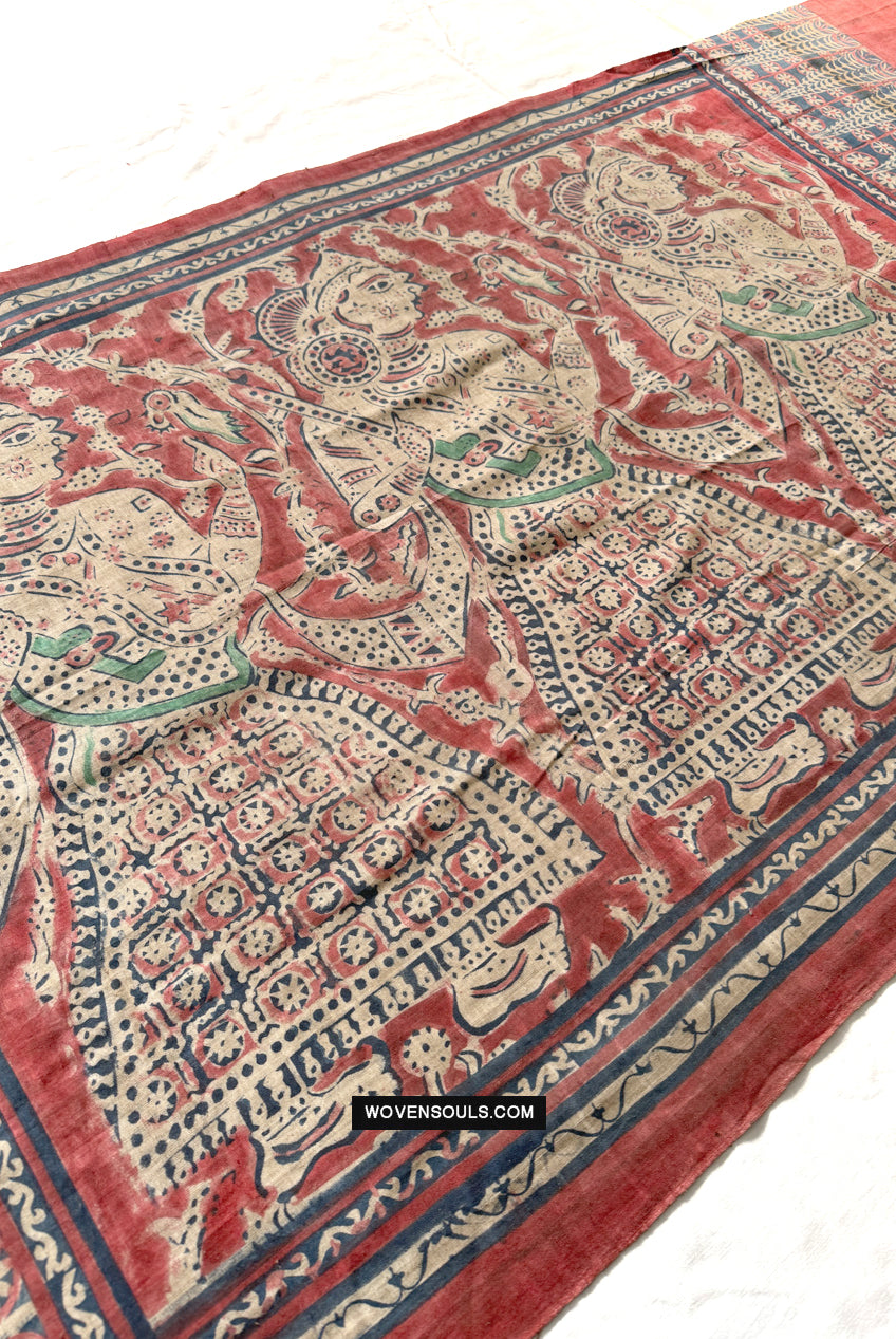 1906 SOLD Large Toraja Ceremonial Cloth with Female Musicians