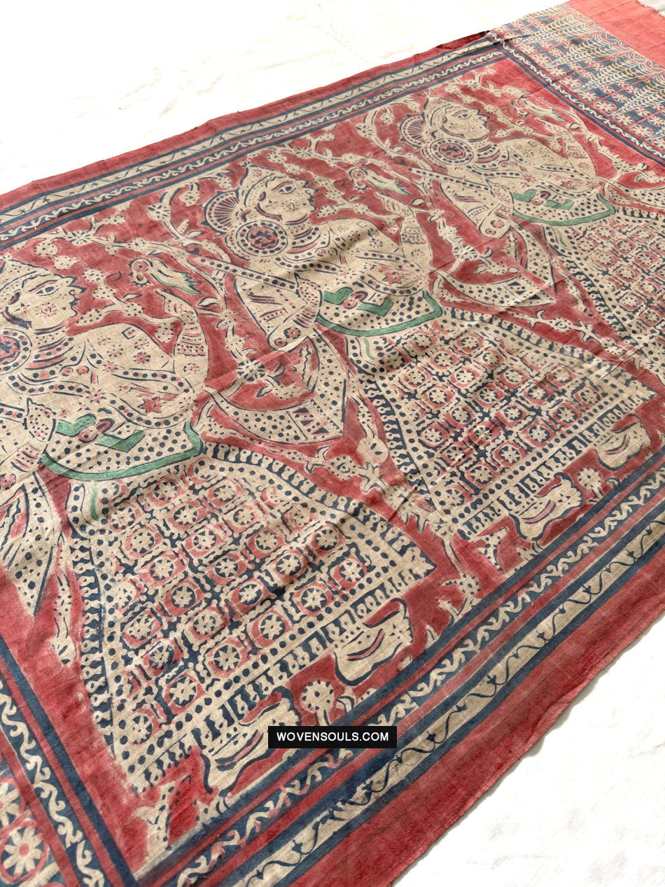 1906 SOLD Large Toraja Ceremonial Cloth with Female Musicians