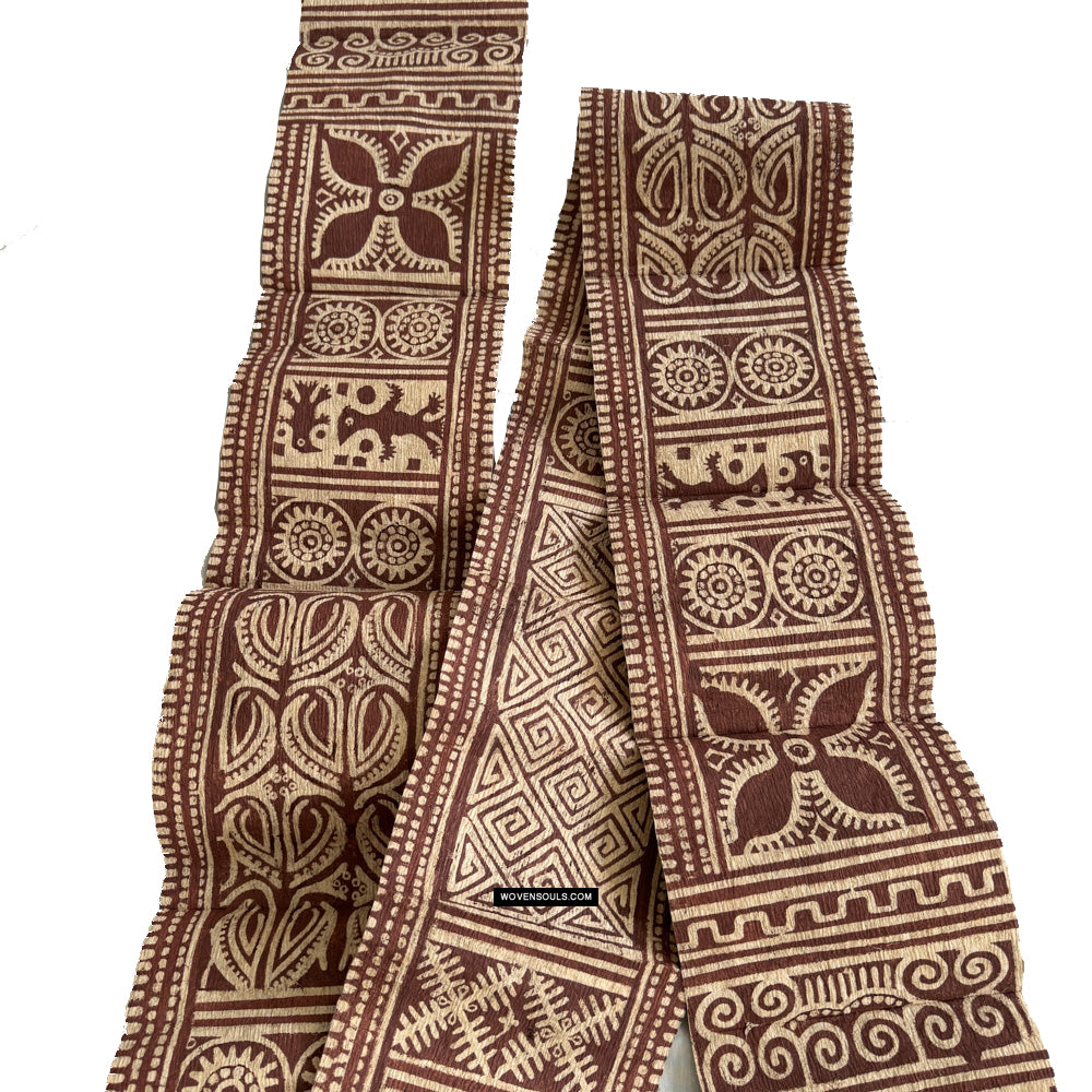 1920 Vintage Ceremonial Toraja Sarita / Bark Cloth