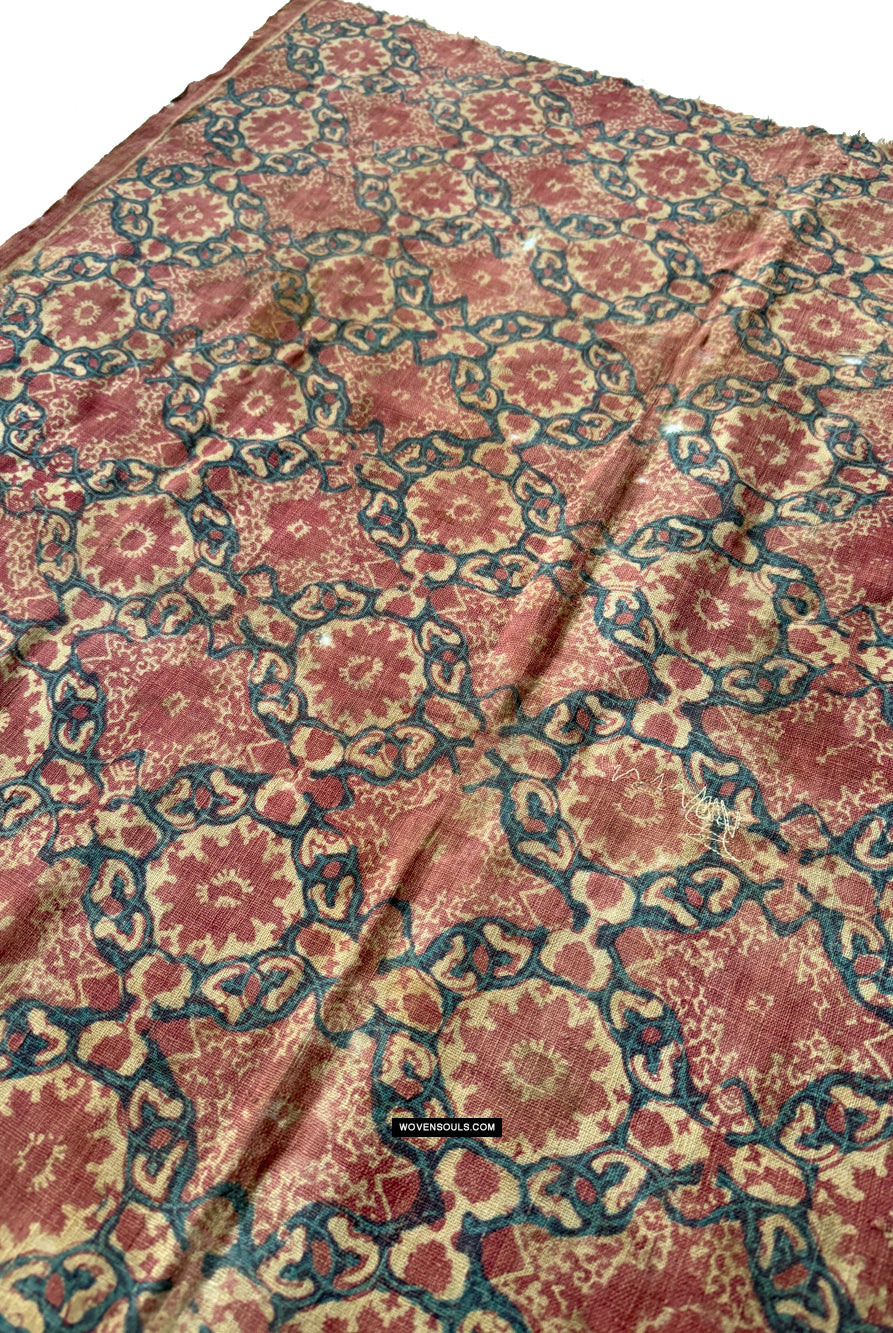 1932 Antique Indian Trade Textile Toraja Fragment