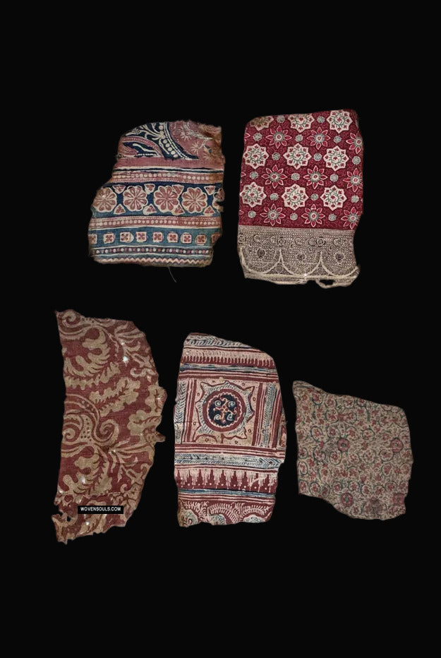 1938 Mixed Group of Antique Indian Trade Textile Toraja Fragments-TEXTILE - Museum-quality Decor & Ethnographic Art Gallery