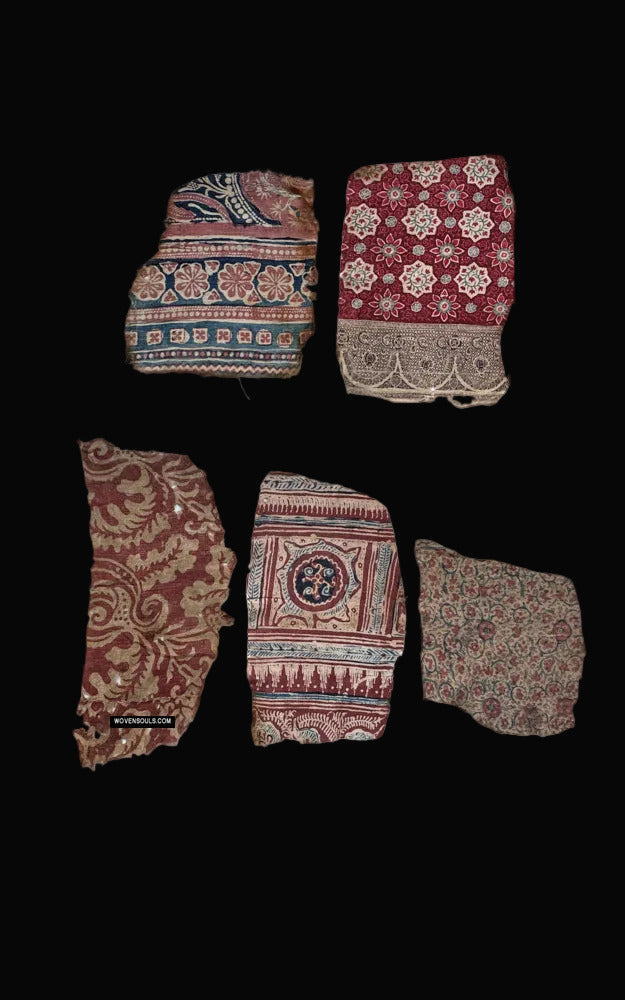 1938 Mixed Group of Antique Indian Trade Textile Toraja Fragments-TEXTILE - Museum-quality Decor & Ethnographic Art Gallery