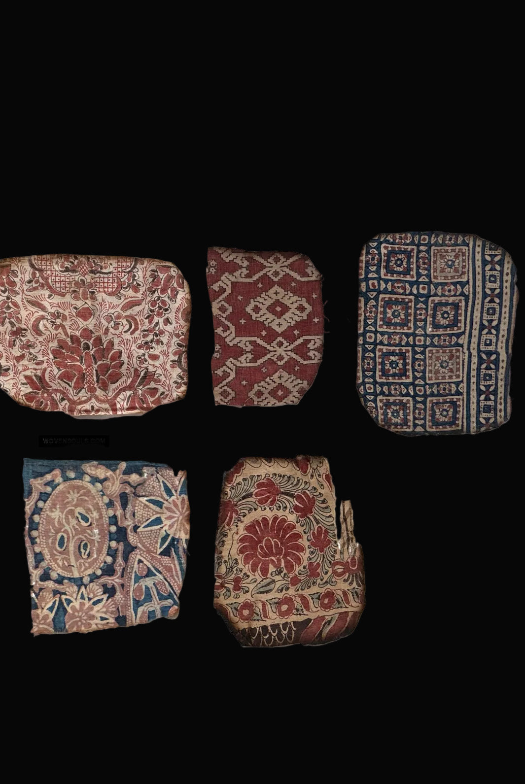 1939 Premium Group of Antique Indian Trade Textile Toraja Fragments-TEXTILE - Museum-quality Decor & Ethnographic Art Gallery
