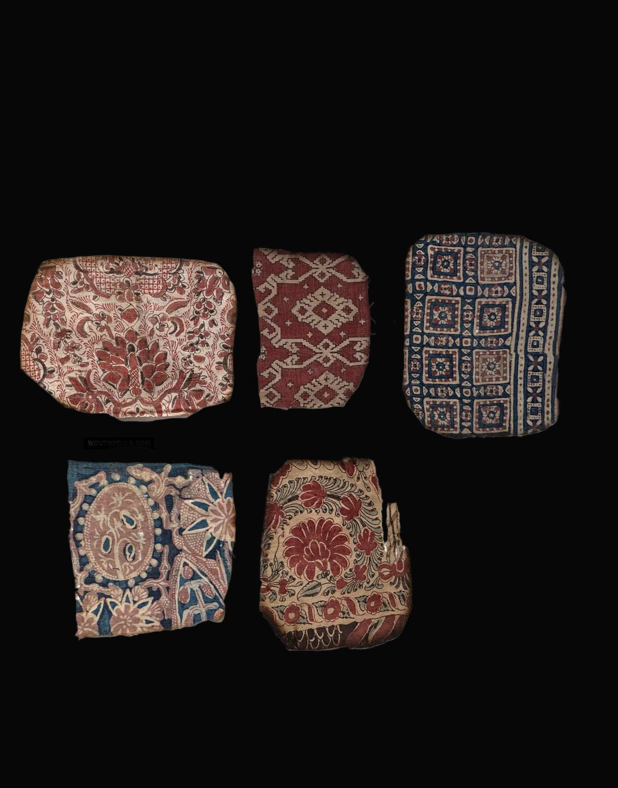 1939 Premium Group of Antique Indian Trade Textile Toraja Fragments-TEXTILE - Museum-quality Decor & Ethnographic Art Gallery