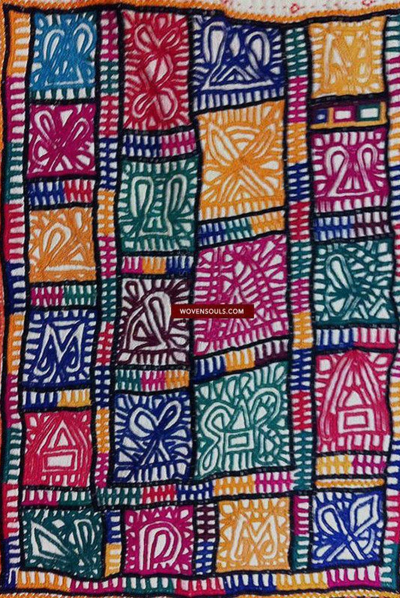 194 Vintage Tribal Dowry Bag Textile Kutch Gujarat-WOVENSOULS-Antique-Vintage-Textiles-Art-Decor