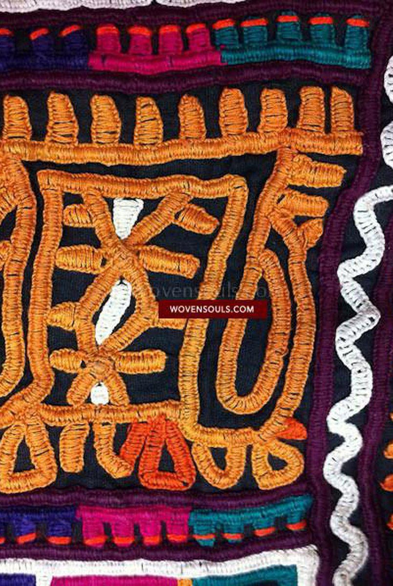 194 Vintage Tribal Dowry Bag Textile Kutch Gujarat-WOVENSOULS-Antique-Vintage-Textiles-Art-Decor