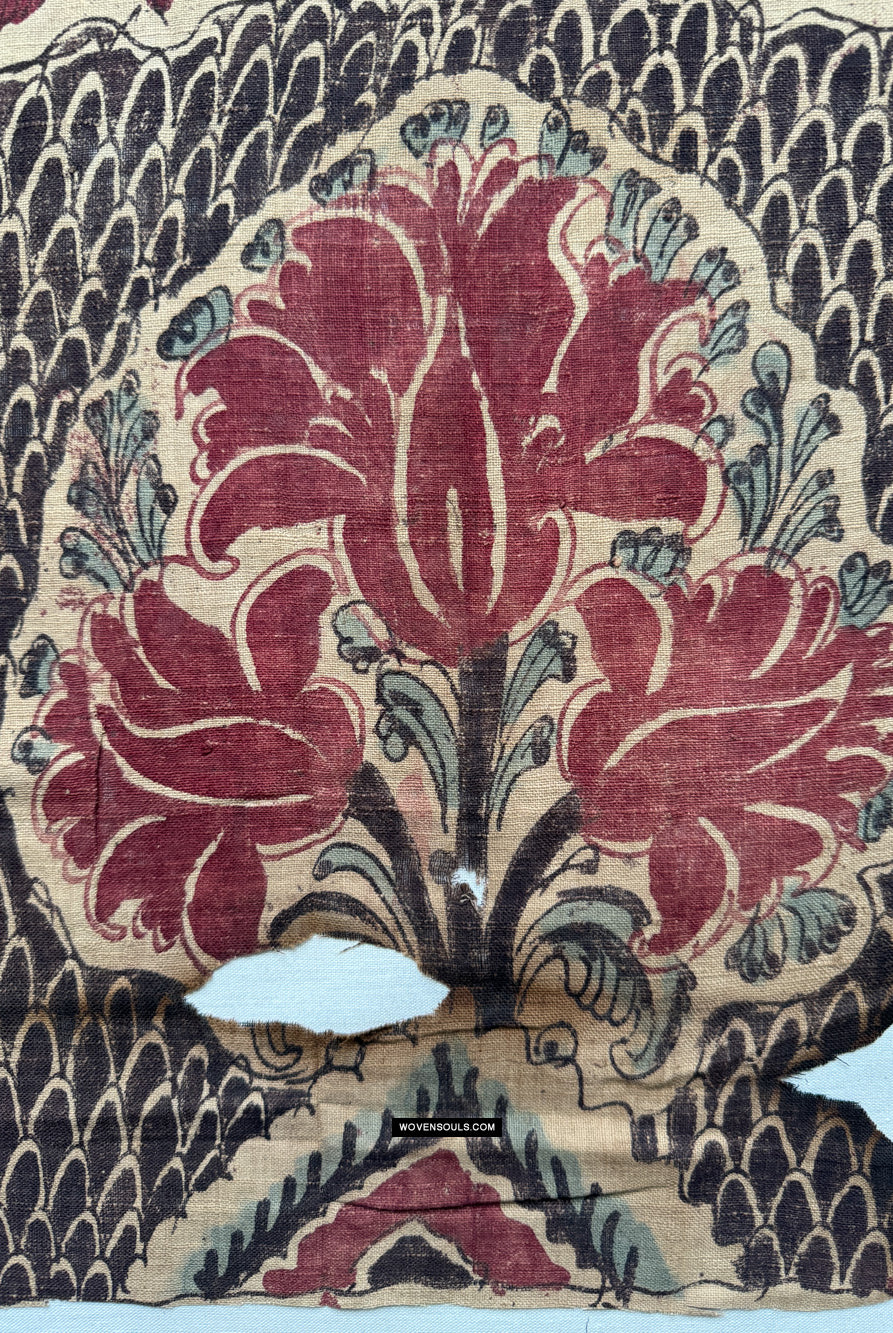 1946 Antique Indian Trade Textile Toraja Fragment