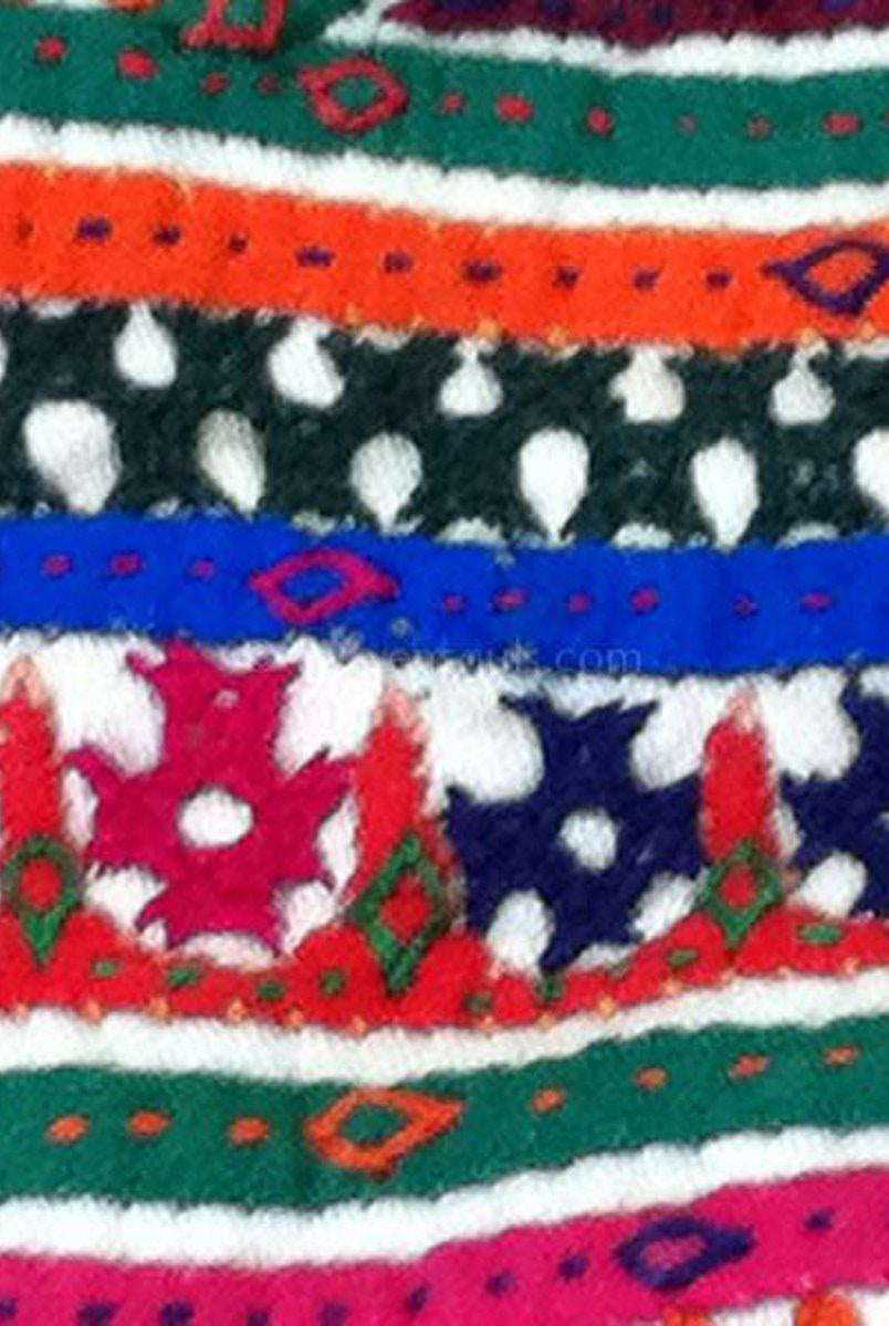 195 Vintage Tribal Dowry Bag Textile-WOVENSOULS-Antique-Vintage-Textiles-Art-Decor