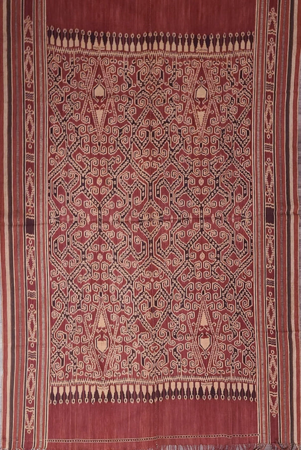 Antique Ikat Iban Pua Textile Art Sarawak Borneo