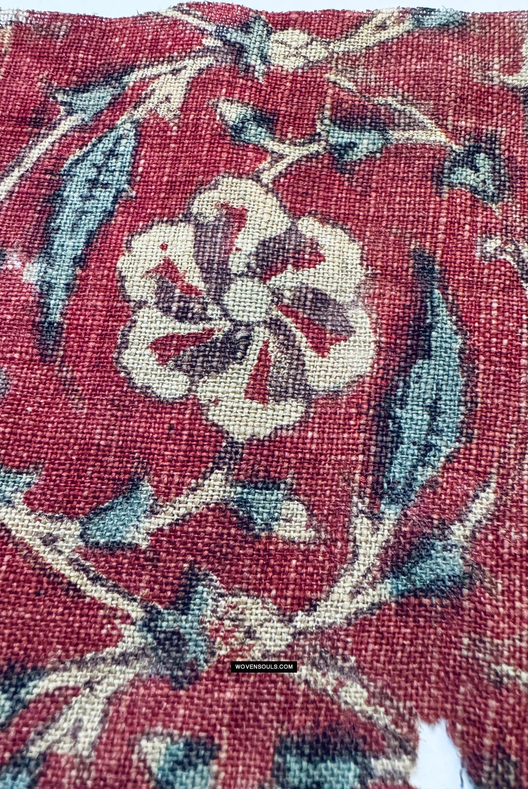 1978 Large Antique Indian Trade Textile Toraja Fragment