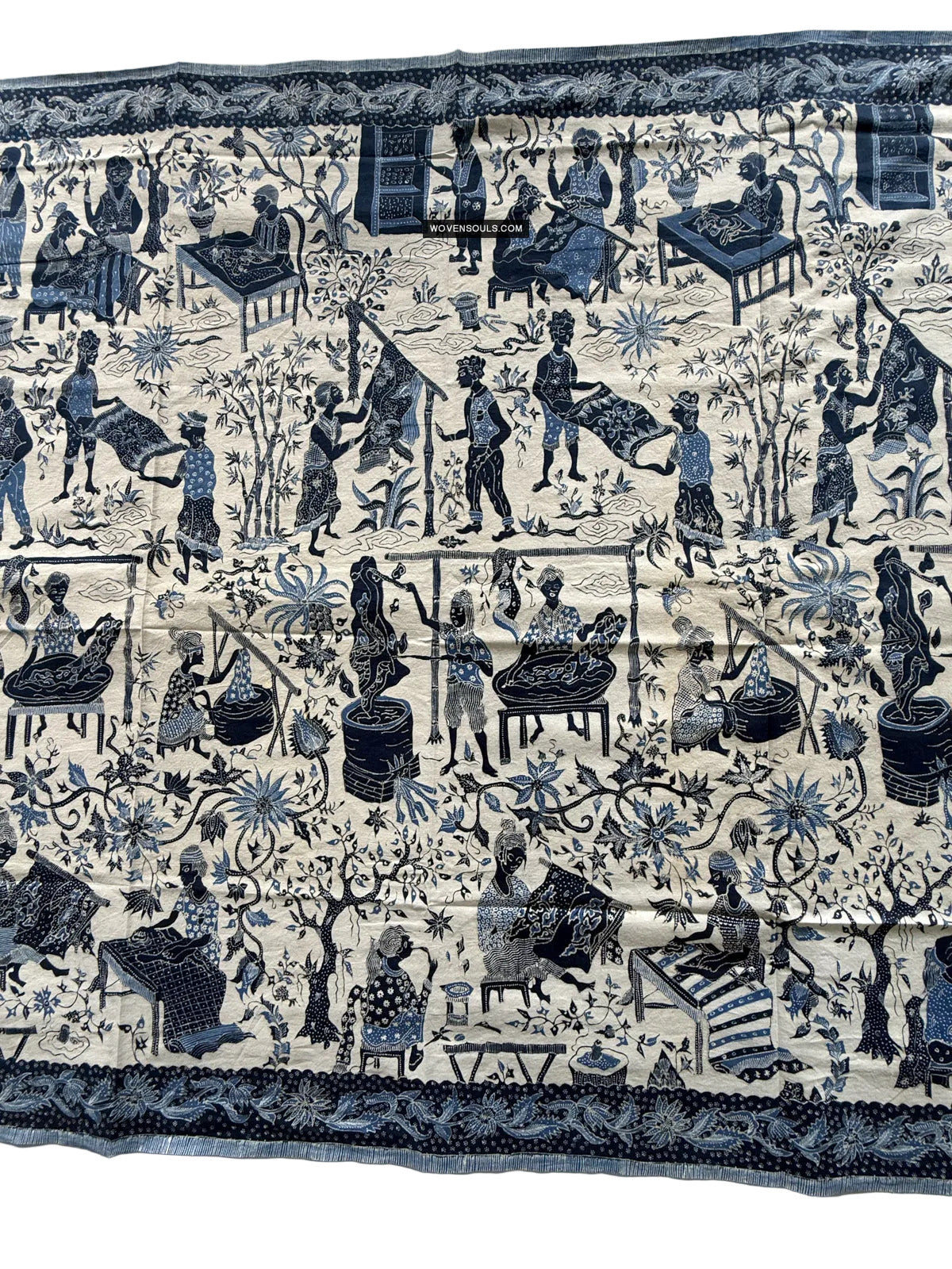 Blue batik