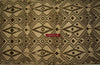 207 Semi-Antique Brown White Pilih Weaving from Borneo - SOLD-WOVENSOULS-Antique-Vintage-Textiles-Art-Decor